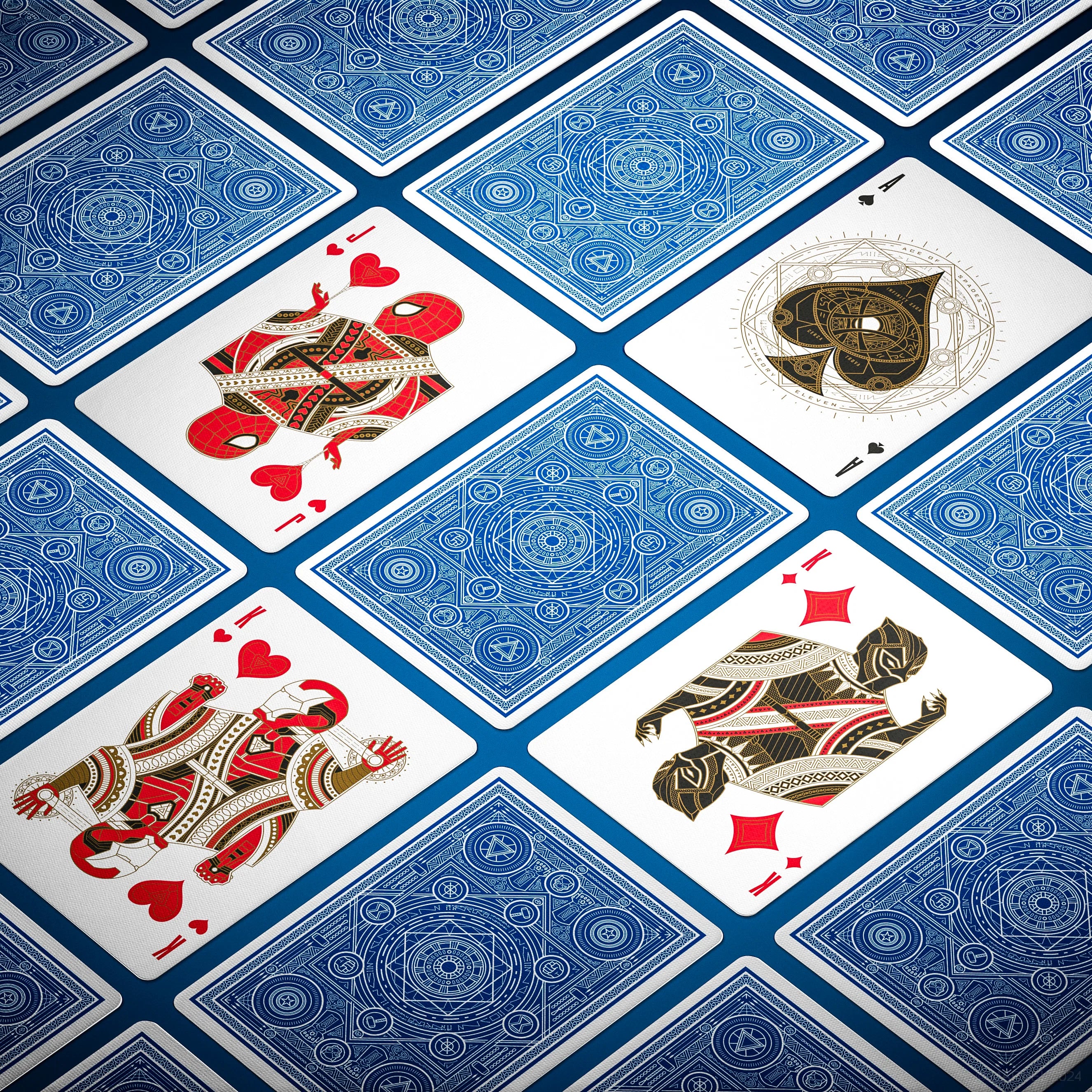 Avengers (Blue) Playing Cards by Theory11