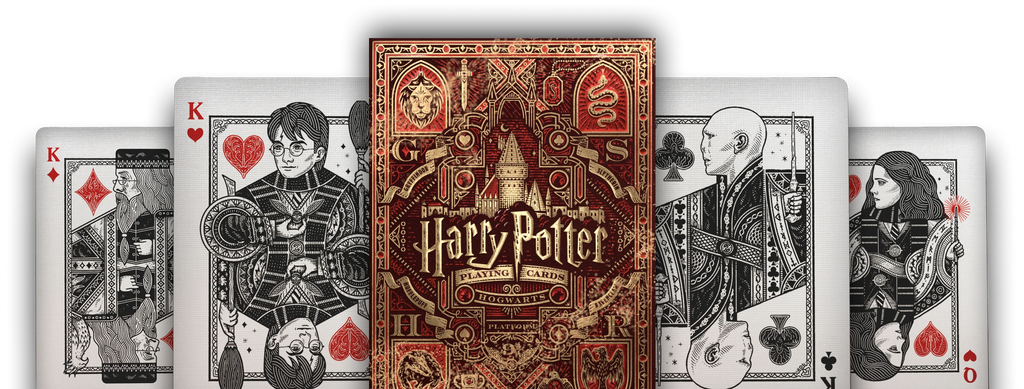 Harry Potter (Gryffindor Red) Playing Cards by Theory11