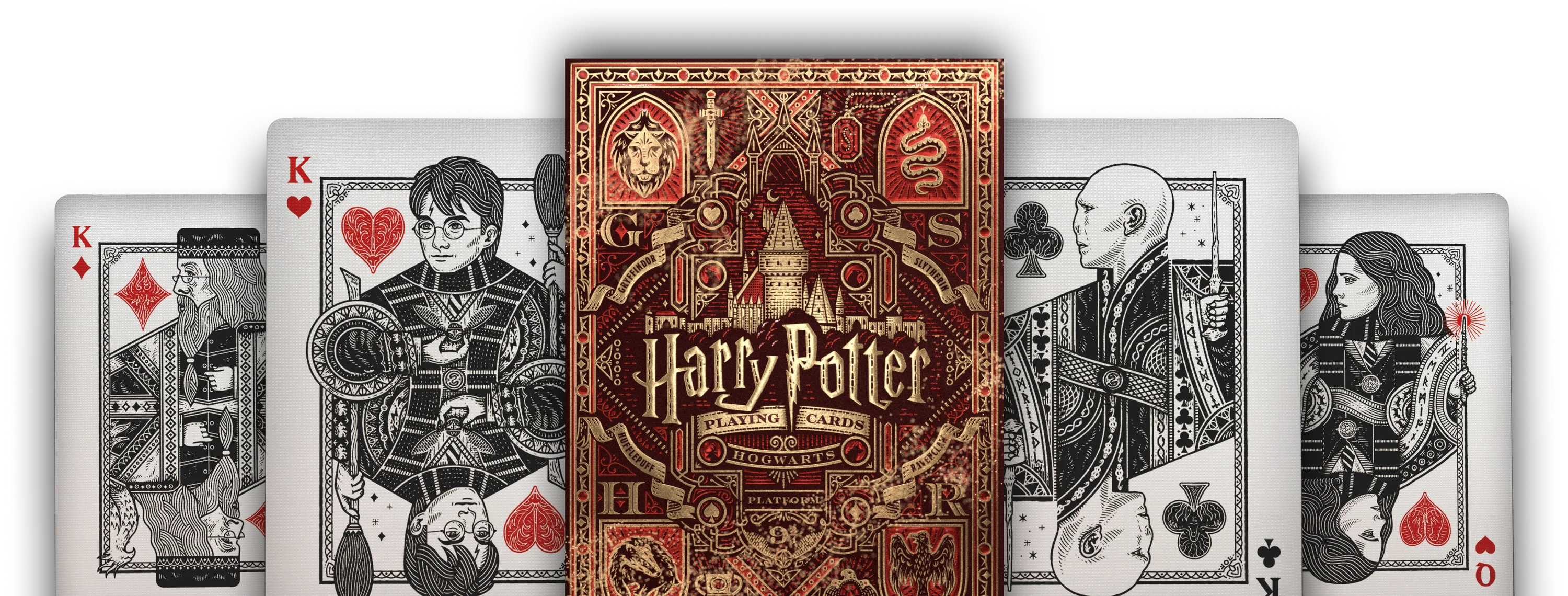 Harry Potter (Gryffindor Red) Playing Cards by Theory11